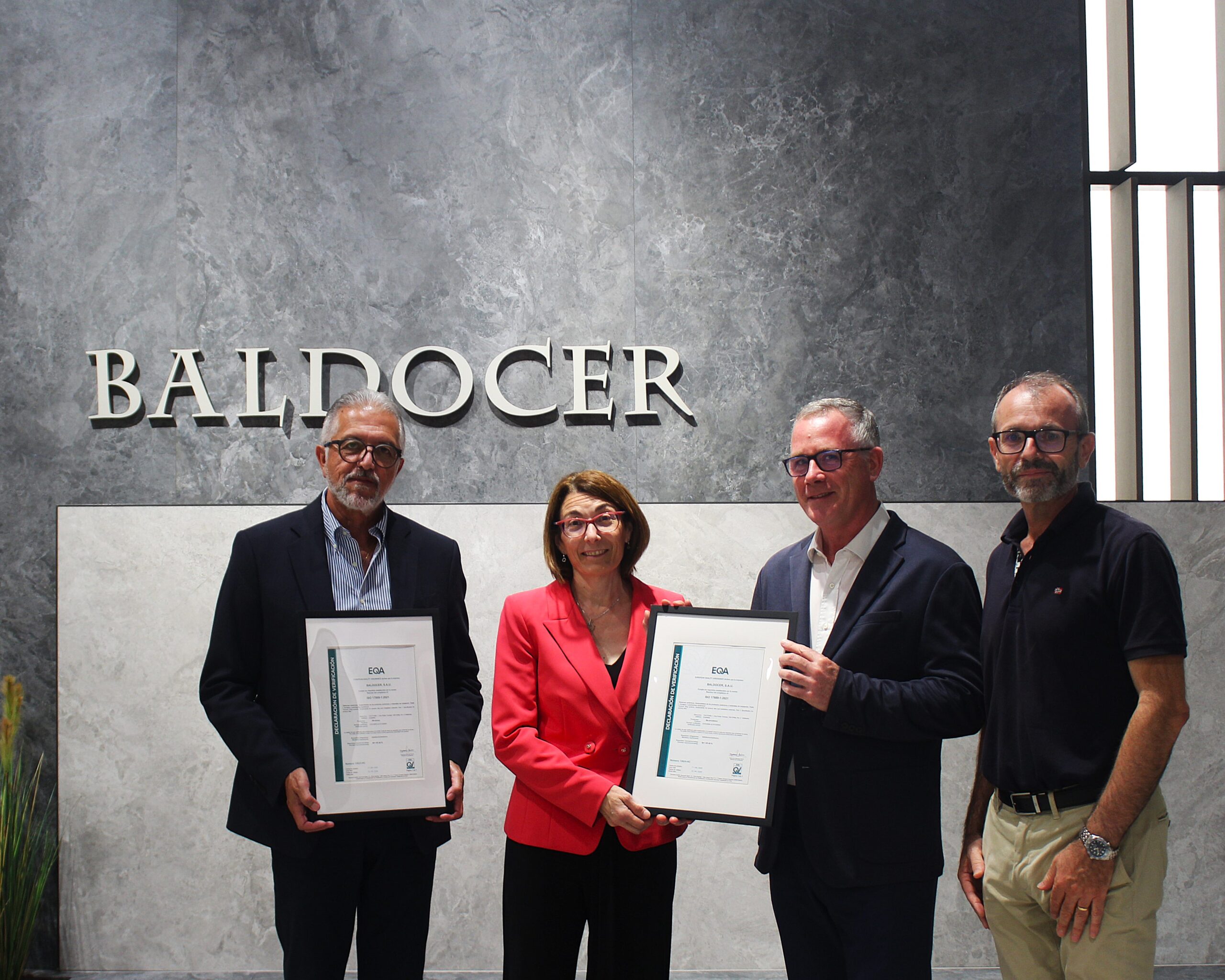 eqa certificado baldocer ISO 17889 eqa certificado baldocer ISO 17889